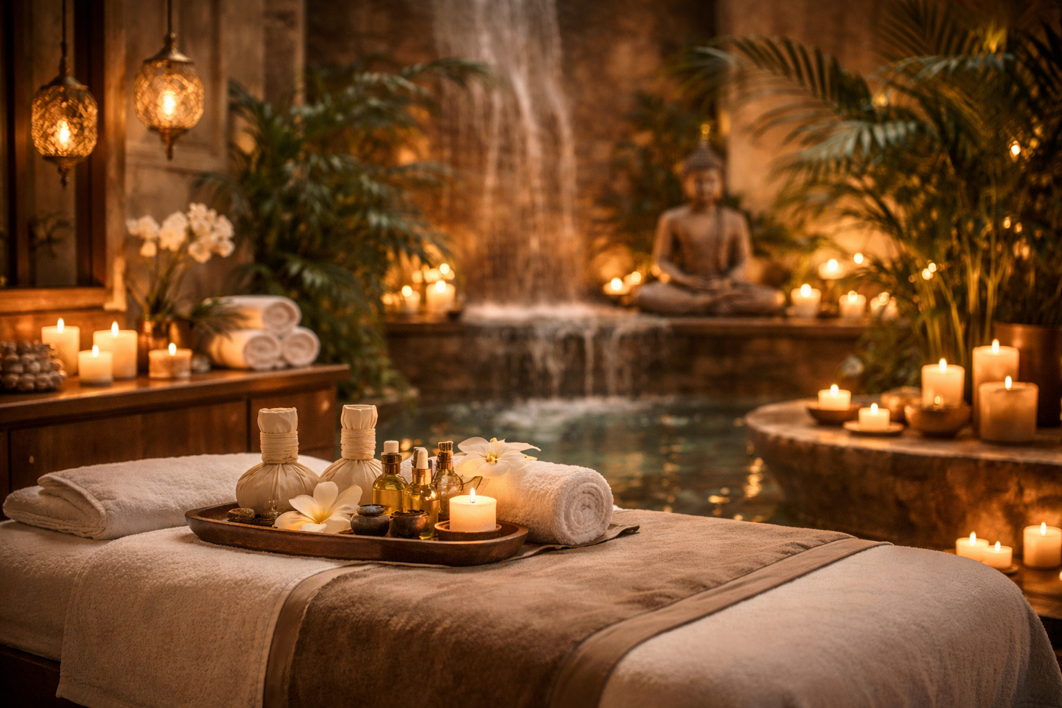 Luxury spa interior